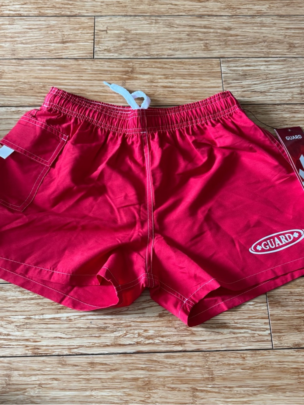 Guard Red Lifeguard Swim Shorts